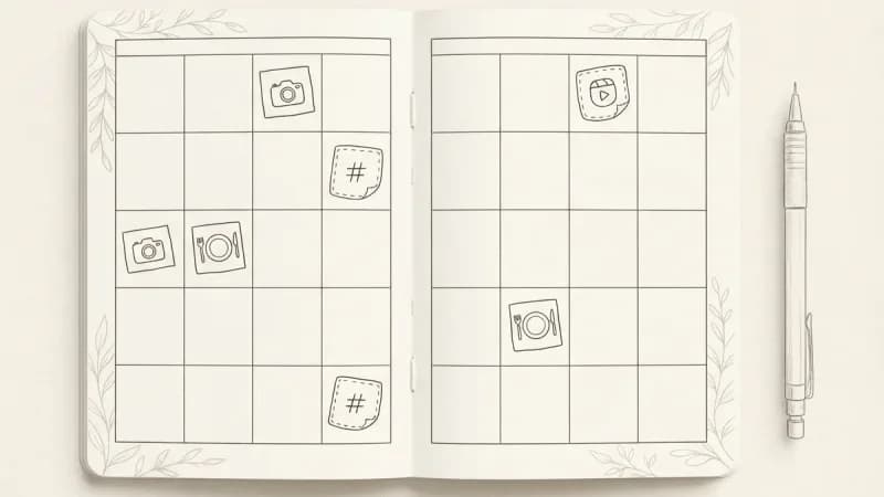Content Kalender Vorlage Food: So planst du einen Monat vor