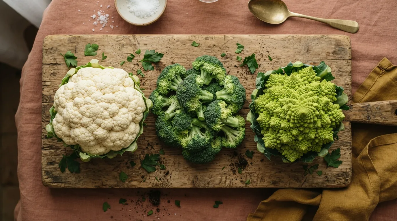 Blumenkohl vs. Brokkoli: der Vergleich – wo steht Romanesco?