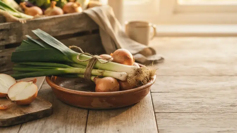 Lauch vs. Frühlingszwiebel vs. Zwiebel – die Unterschiede