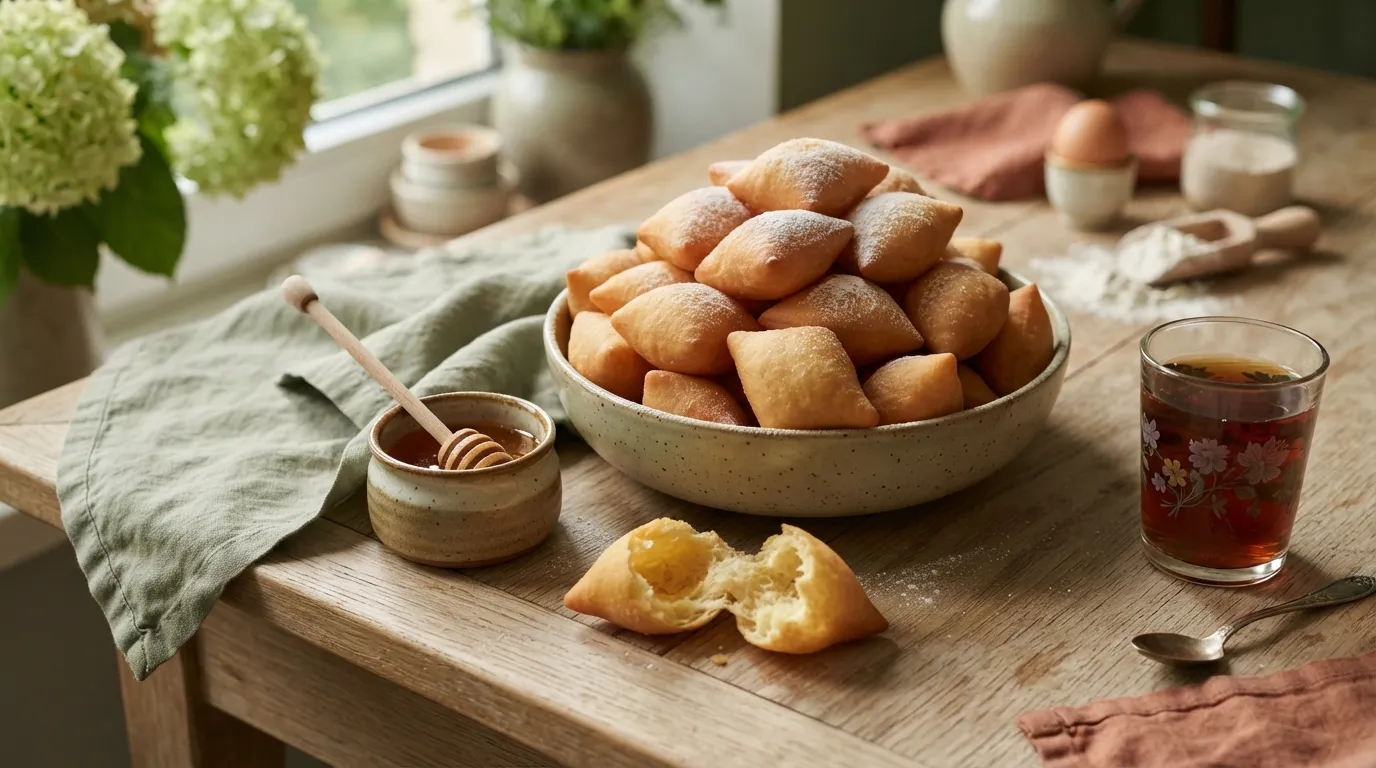 Baursaki – kasachische Hefekrapfen