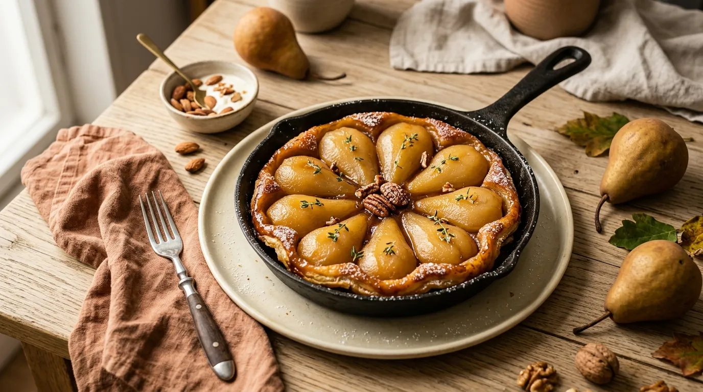 Birnen-Tarte Tatin