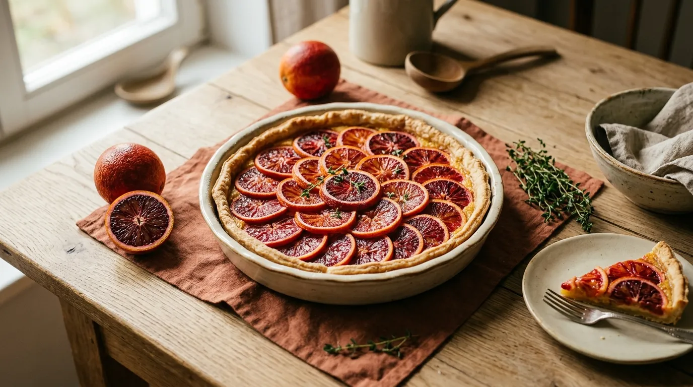 Blutorangen-Tarte