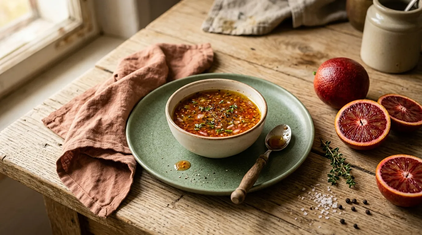 Blutorangen-Vinaigrette
