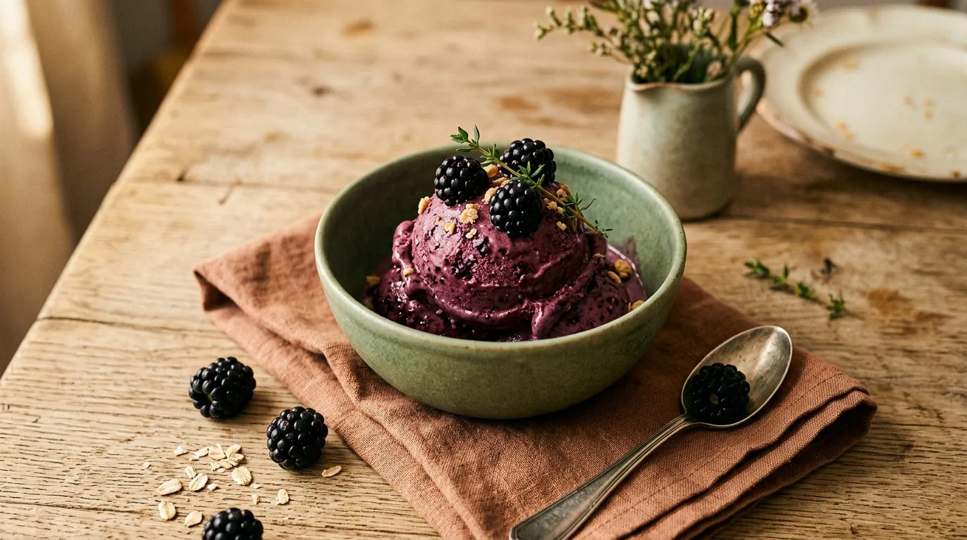 Brombeer-Eis