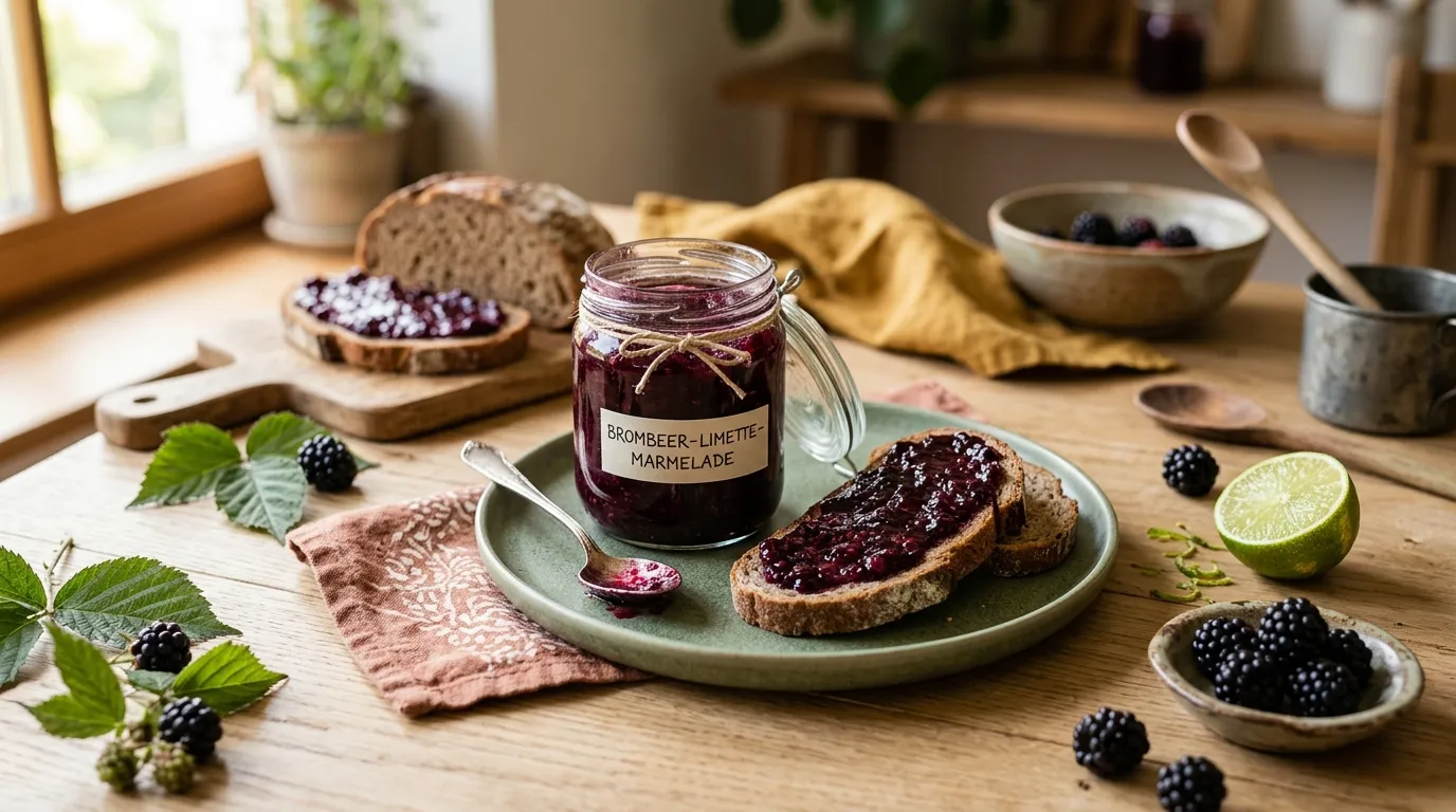 Brombeer-Limette-Marmelade