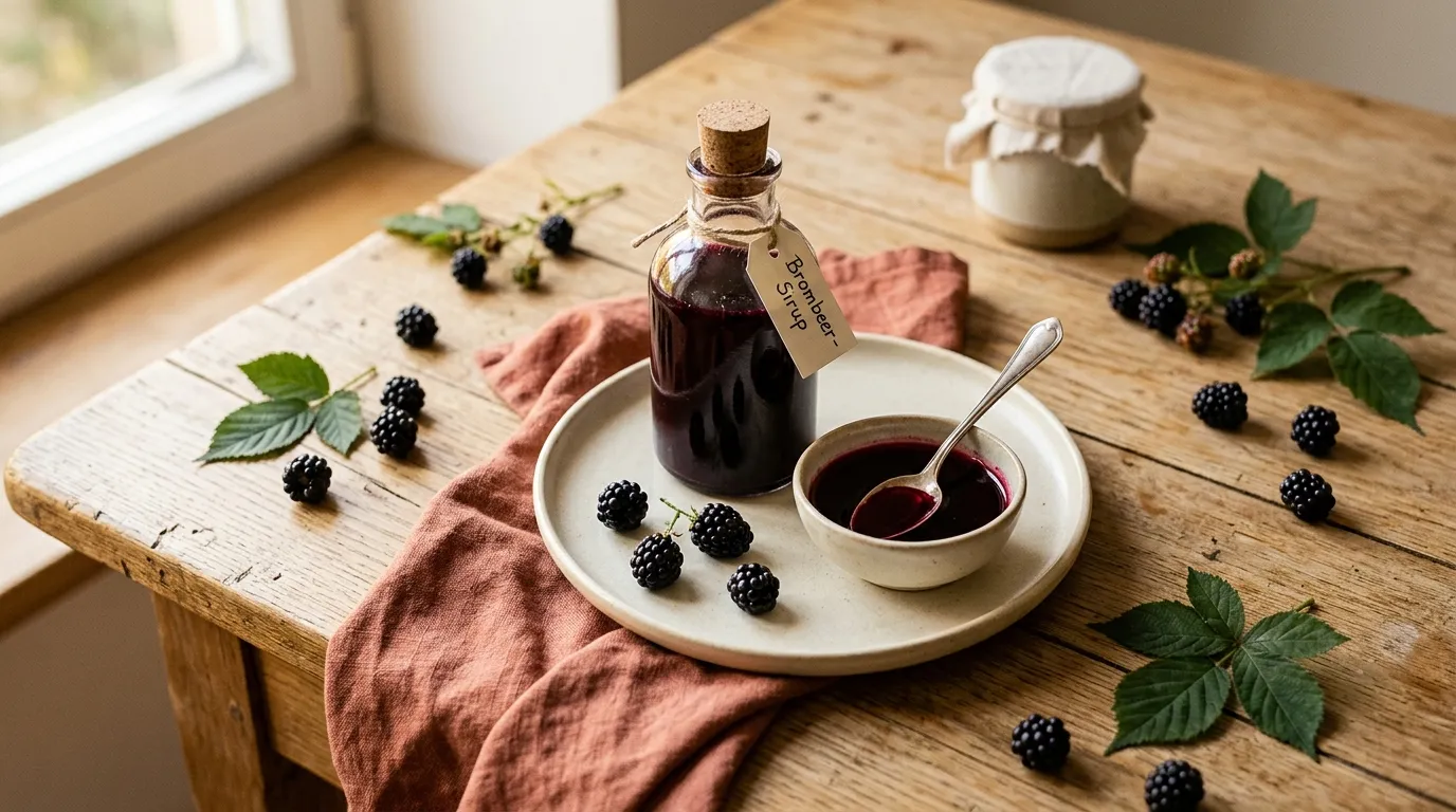 Brombeer-Sirup