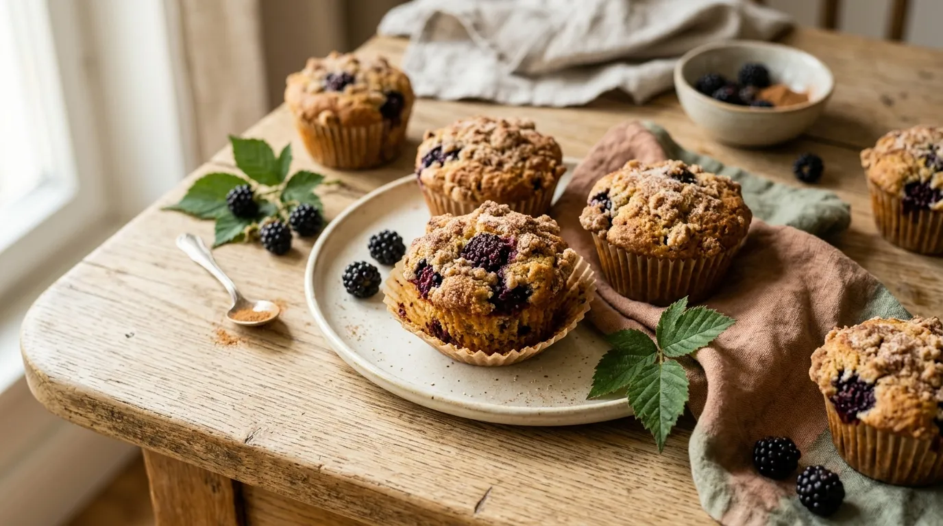 Brombeer-Zimt-Muffins