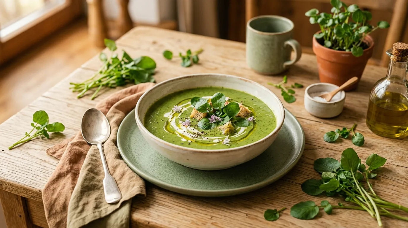 Brunnenkresse-Suppe