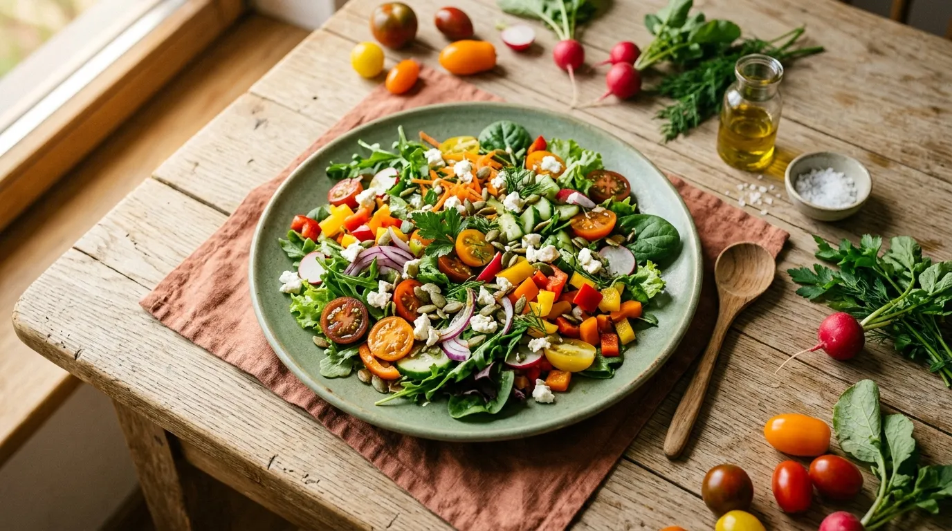 Bunter Gemüse-Salat