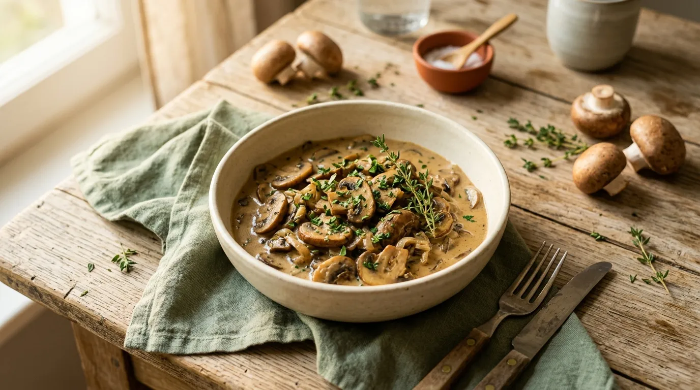 Champignon-Rahmsauce