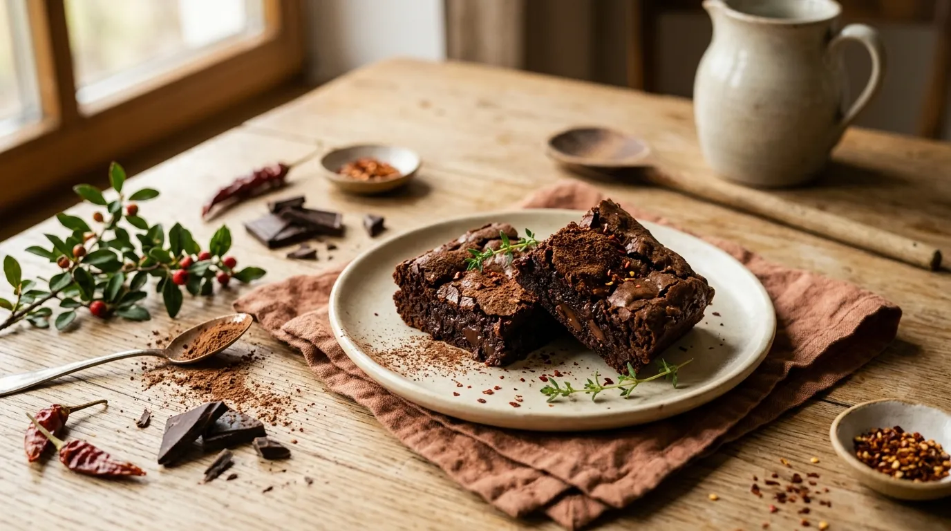 Chili-Schokoladen-Brownies