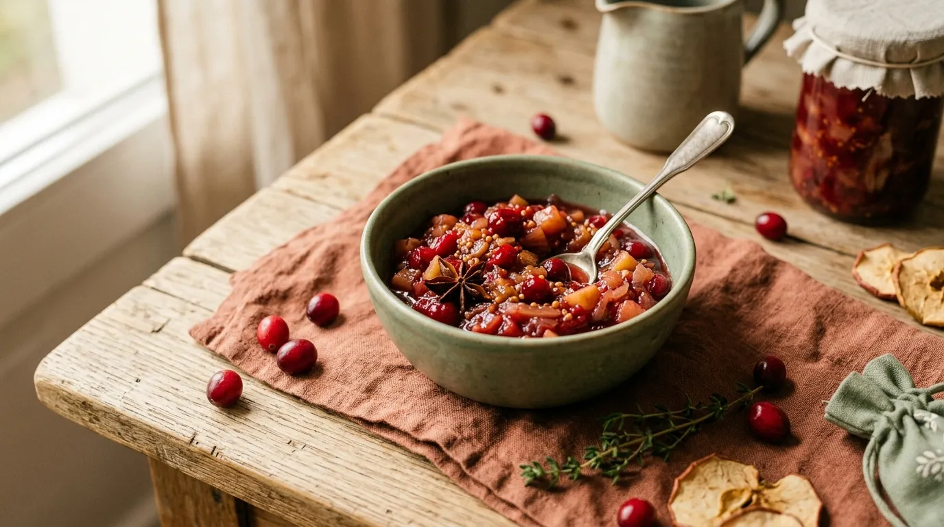 Cranberry-Apfel-Chutney