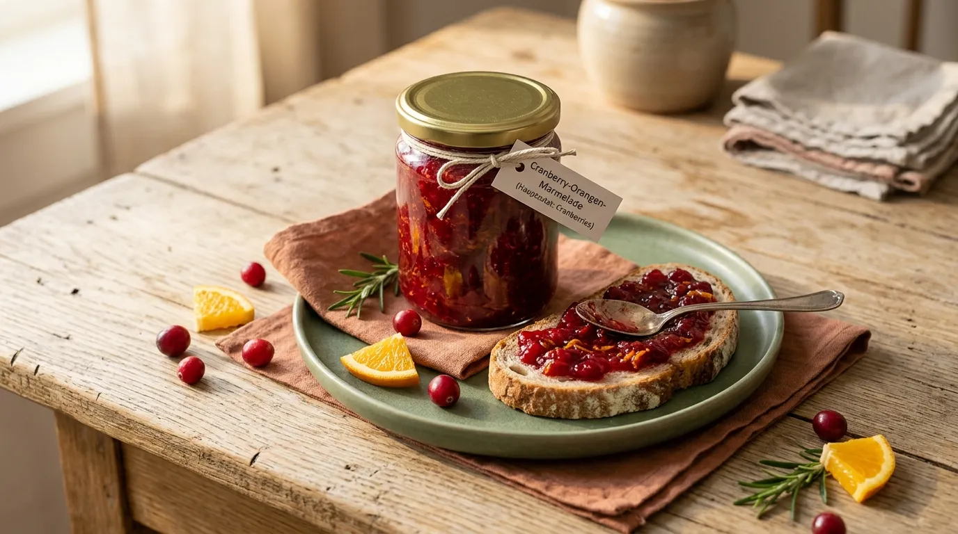 Cranberry-Orangen-Marmelade