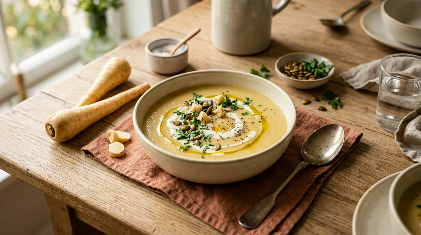 Cremige Pastinaken-Suppe