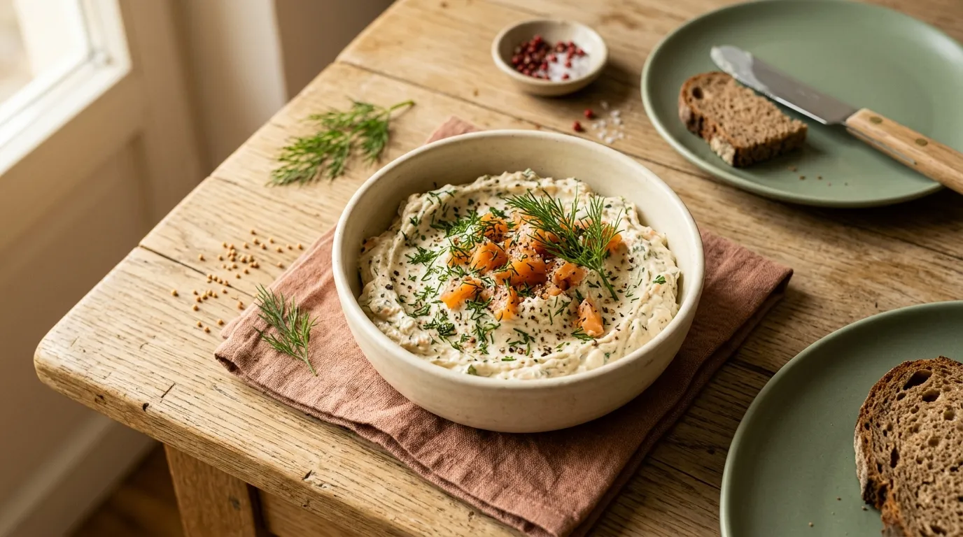 Dill-Lachs-Aufstrich