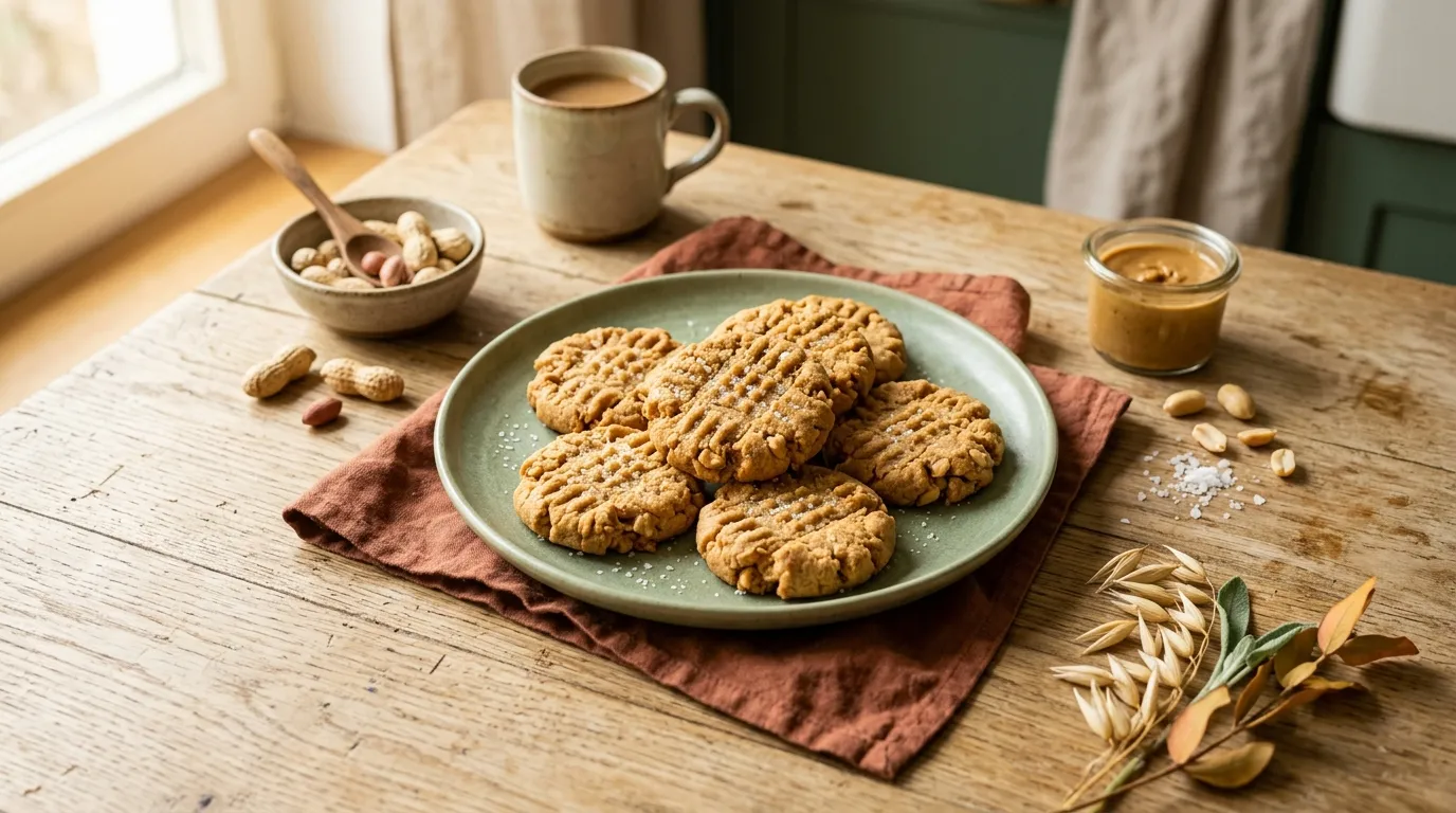 Erdnussbutter-Cookies