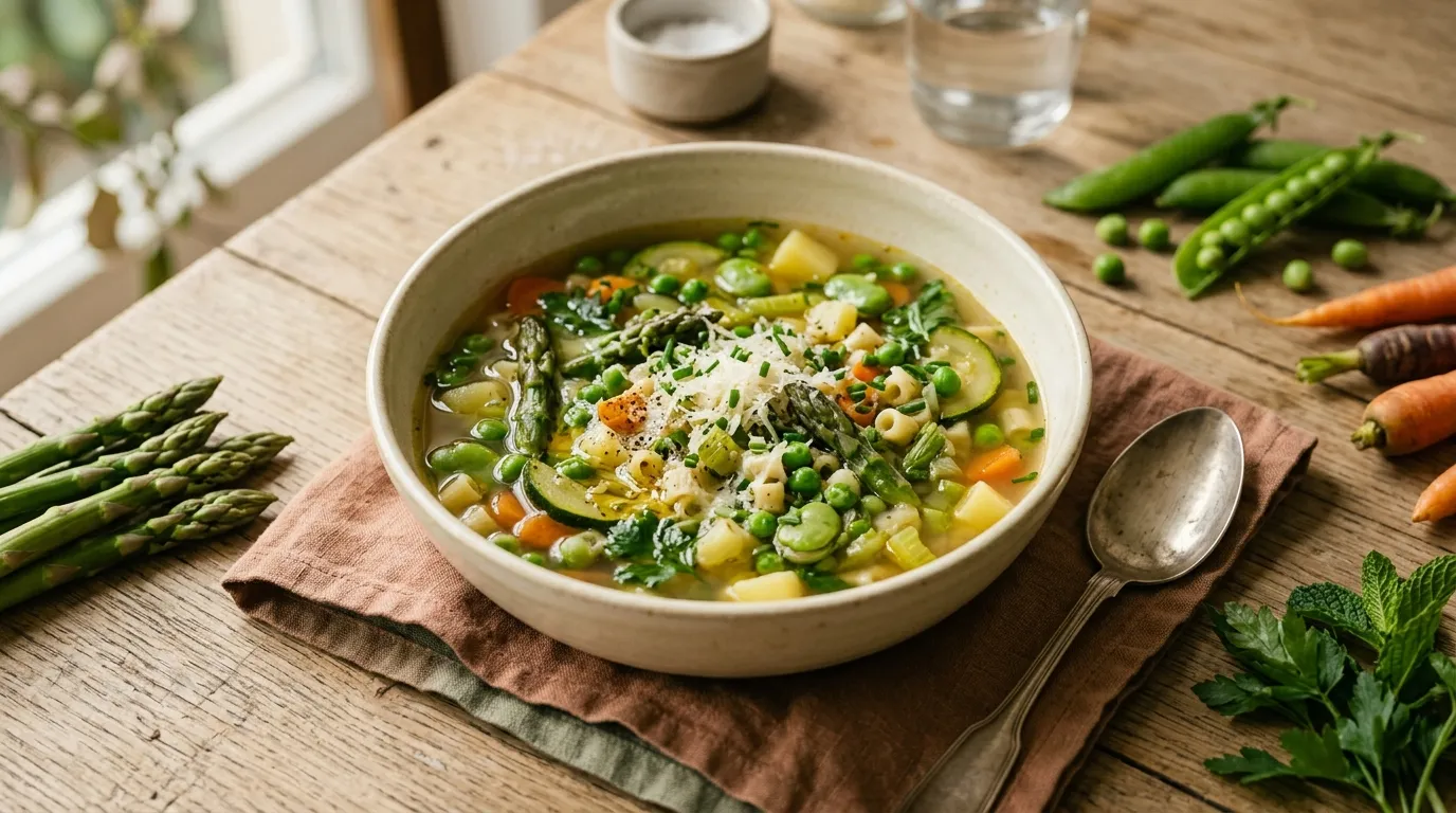 Frühlings-Minestrone
