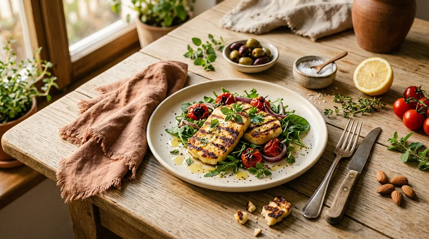 Gegrillter Halloumi
