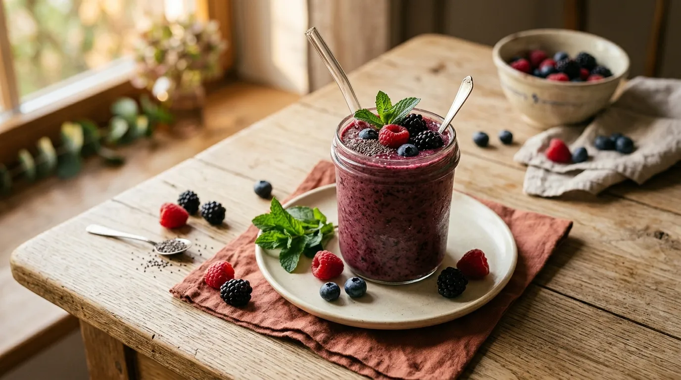 Gemischter Beeren-Smoothie