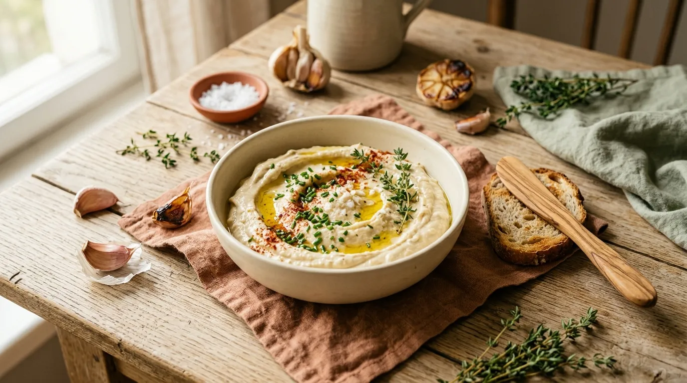 Geröstete Knoblauchcreme