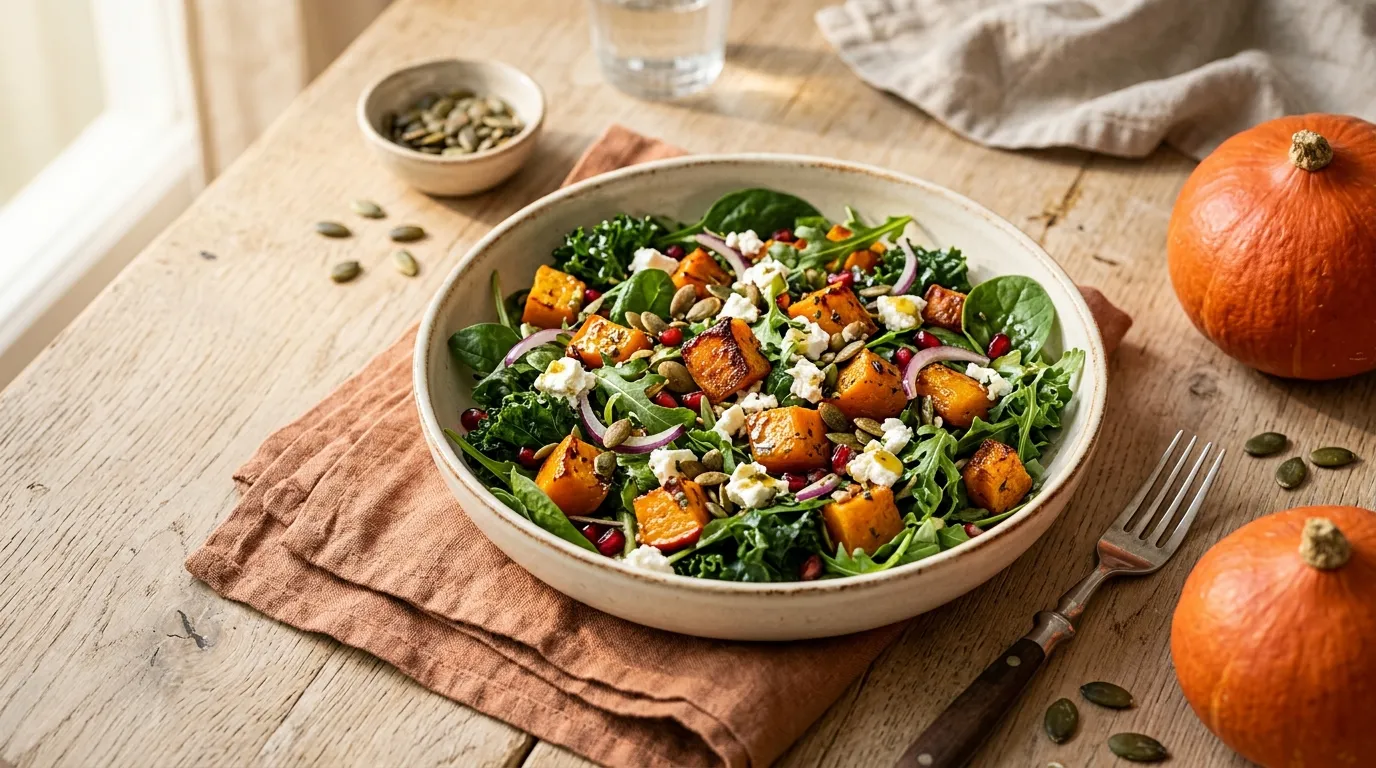 Gerösteter Kürbis-Salat