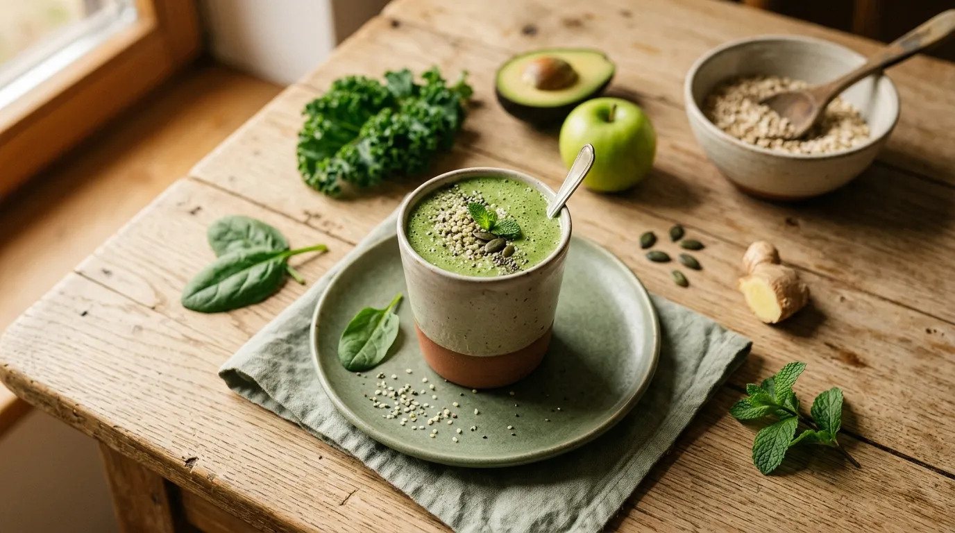 Grüner Power-Smoothie