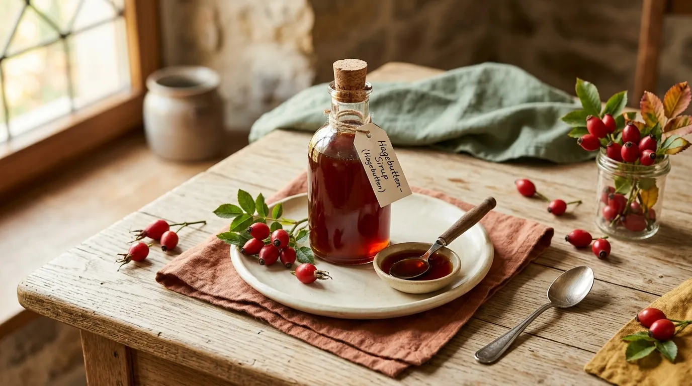 Hagebutten-Sirup