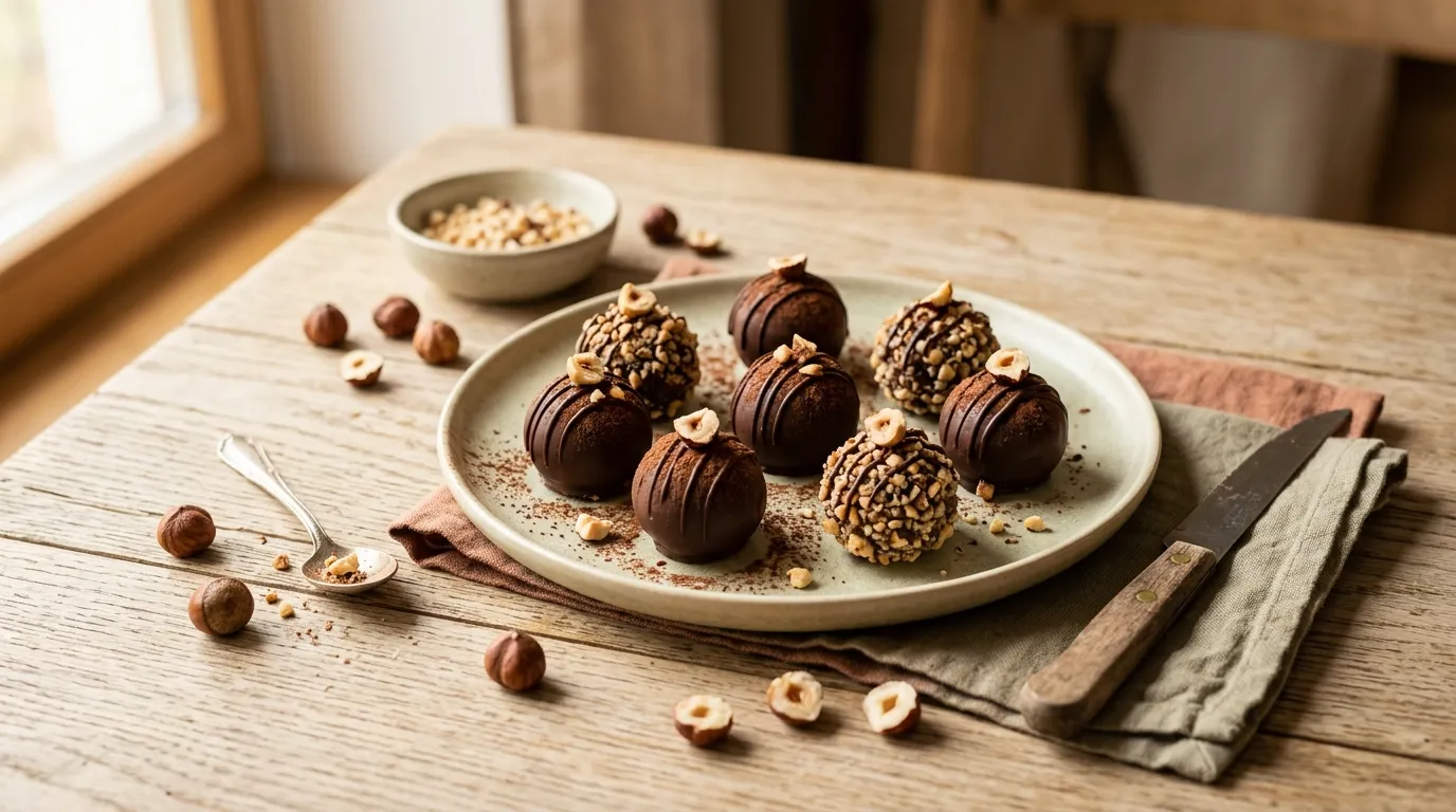 Haselnuss-Pralinés