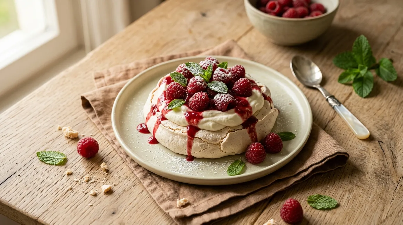 Himbeer-Pavlova