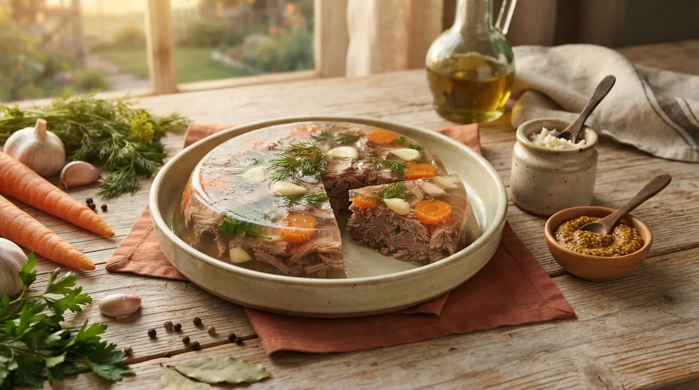 Holodez – russische Sülze mit Fleisch
