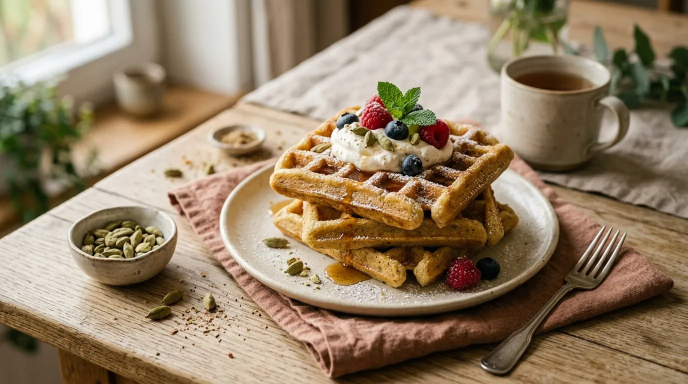 Kardamom-Waffeln