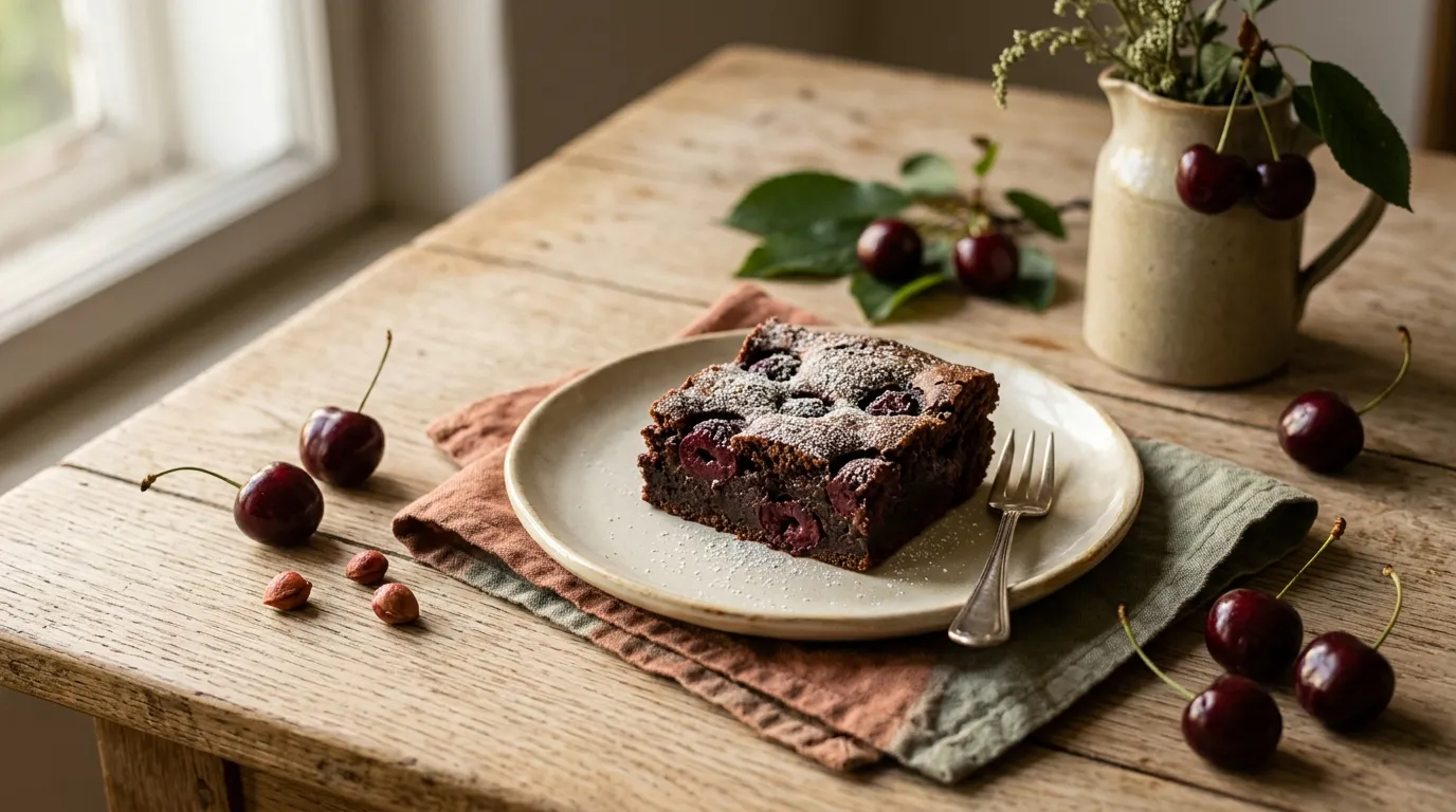 Kirsch-Brownies