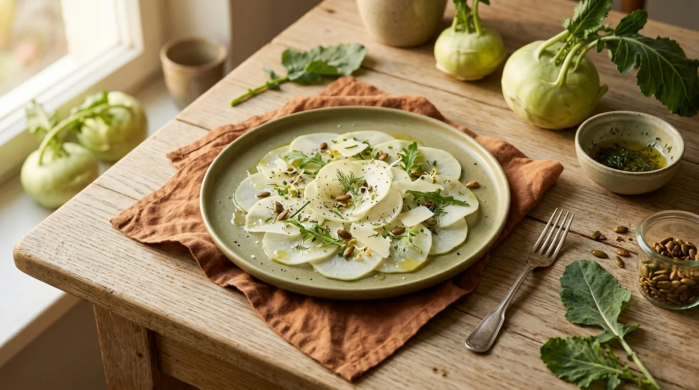 Kohlrabi-Carpaccio