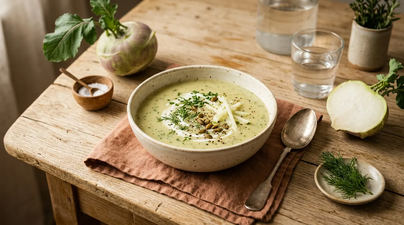Kohlrabi-Suppe