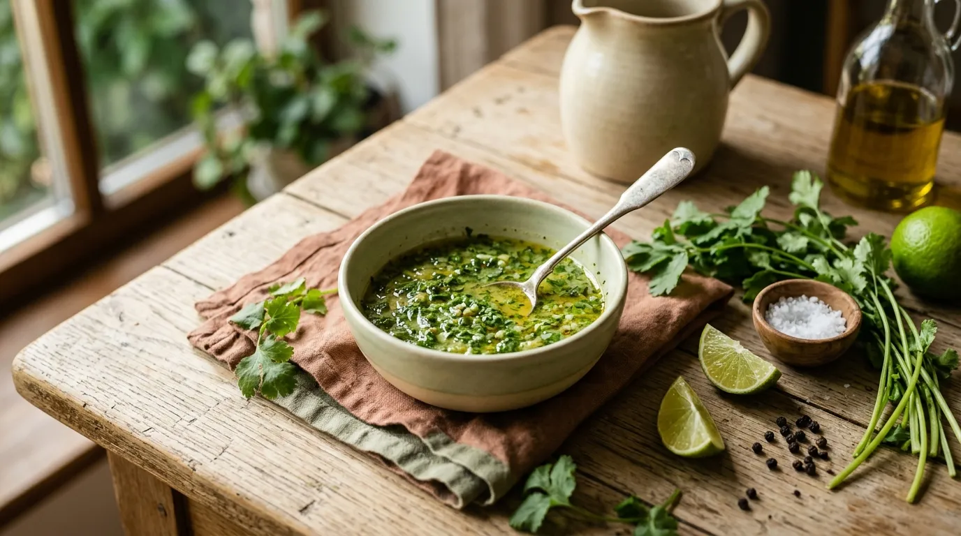 Koriander-Limetten-Dressing
