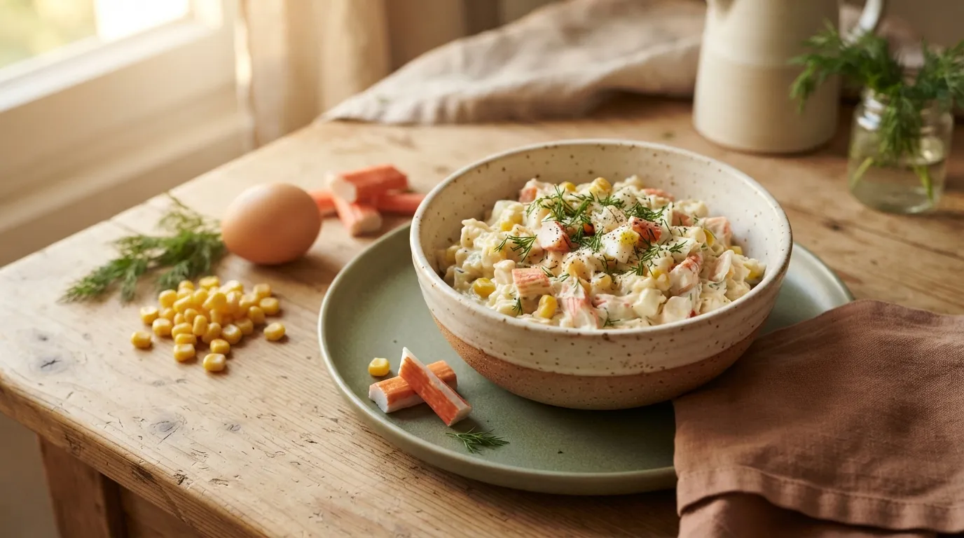 Krabbensalat nach russischer Art