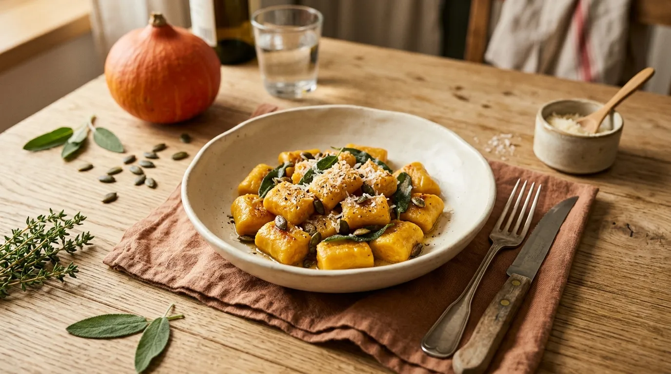 Kürbis-Gnocchi