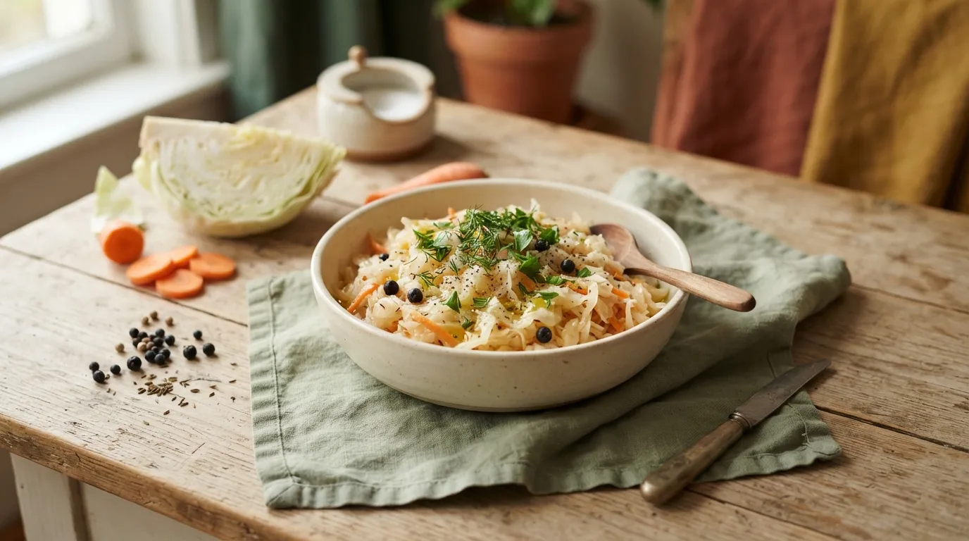 Kvashenaya Kapusta (russisches Sauerkraut)