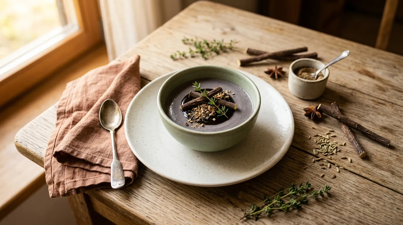 Lakritz-Panna-Cotta