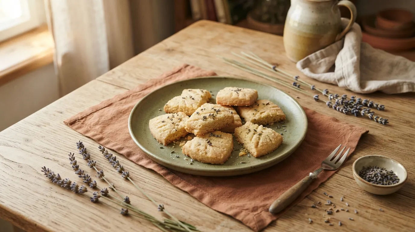 Lavendel-Shortbread