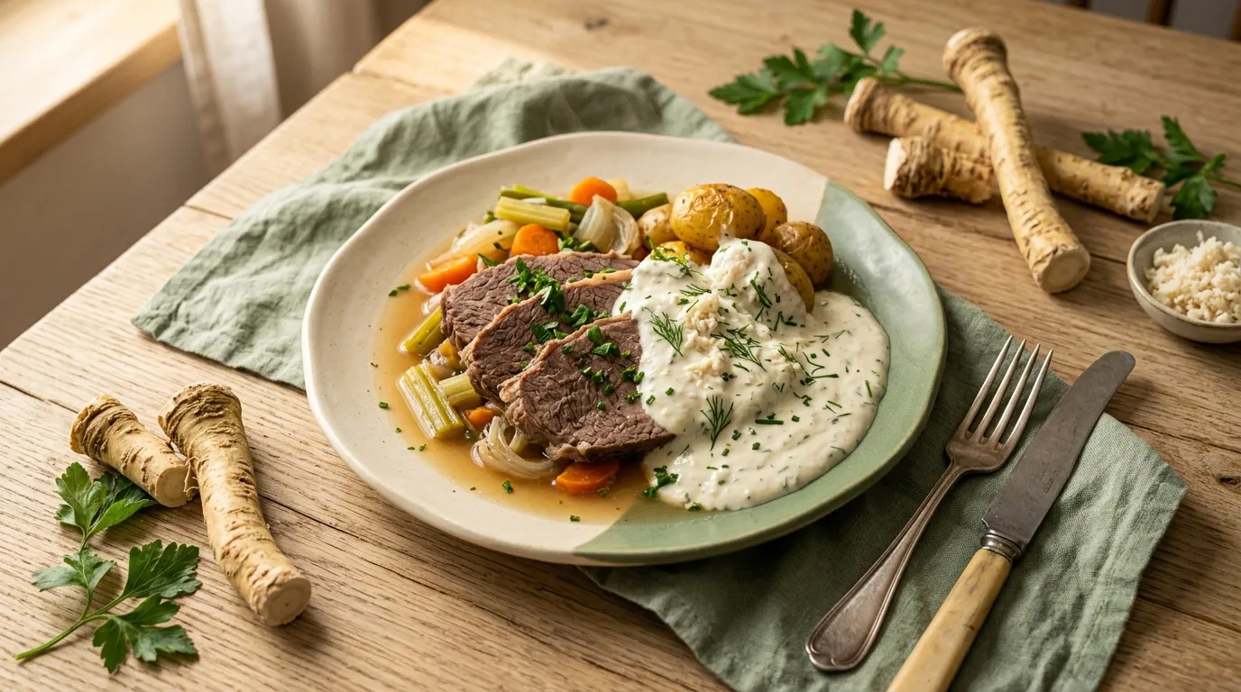 Meerrettich-Sauce zu Tafelspitz