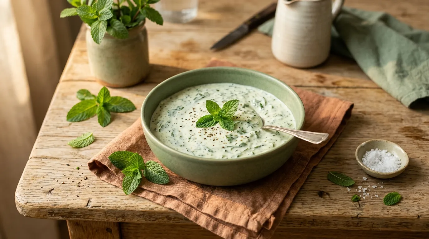 Minz-Joghurt-Dressing