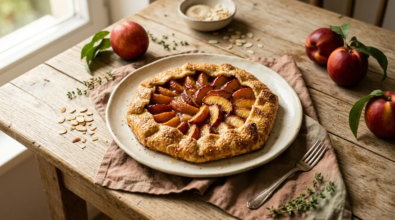 Nektarinen-Galette