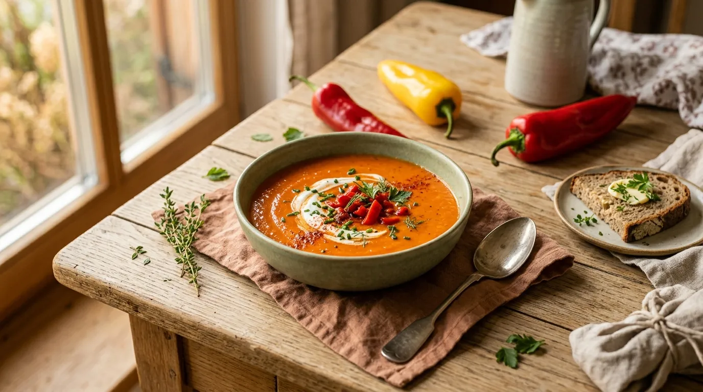 Kalte Paprika-Suppe