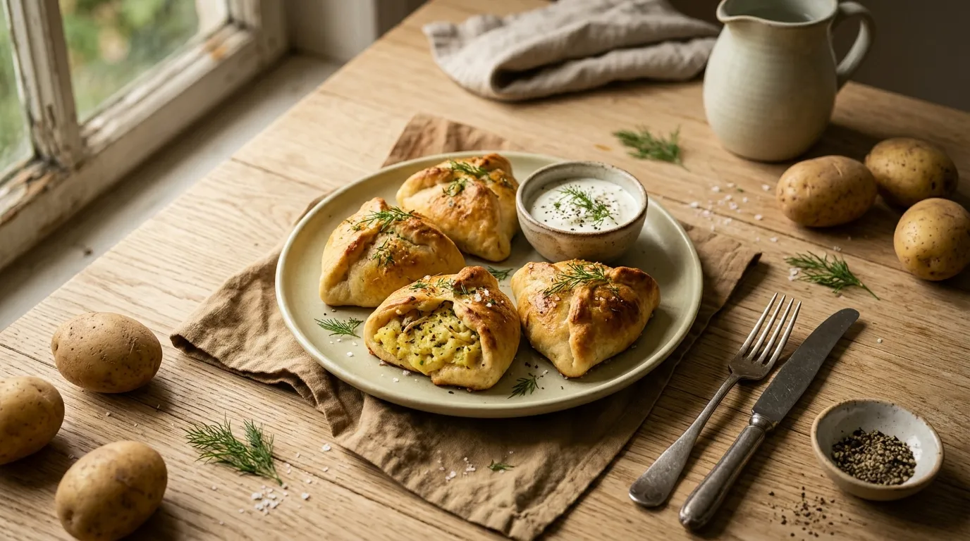 Piroschki mit Kartoffeln