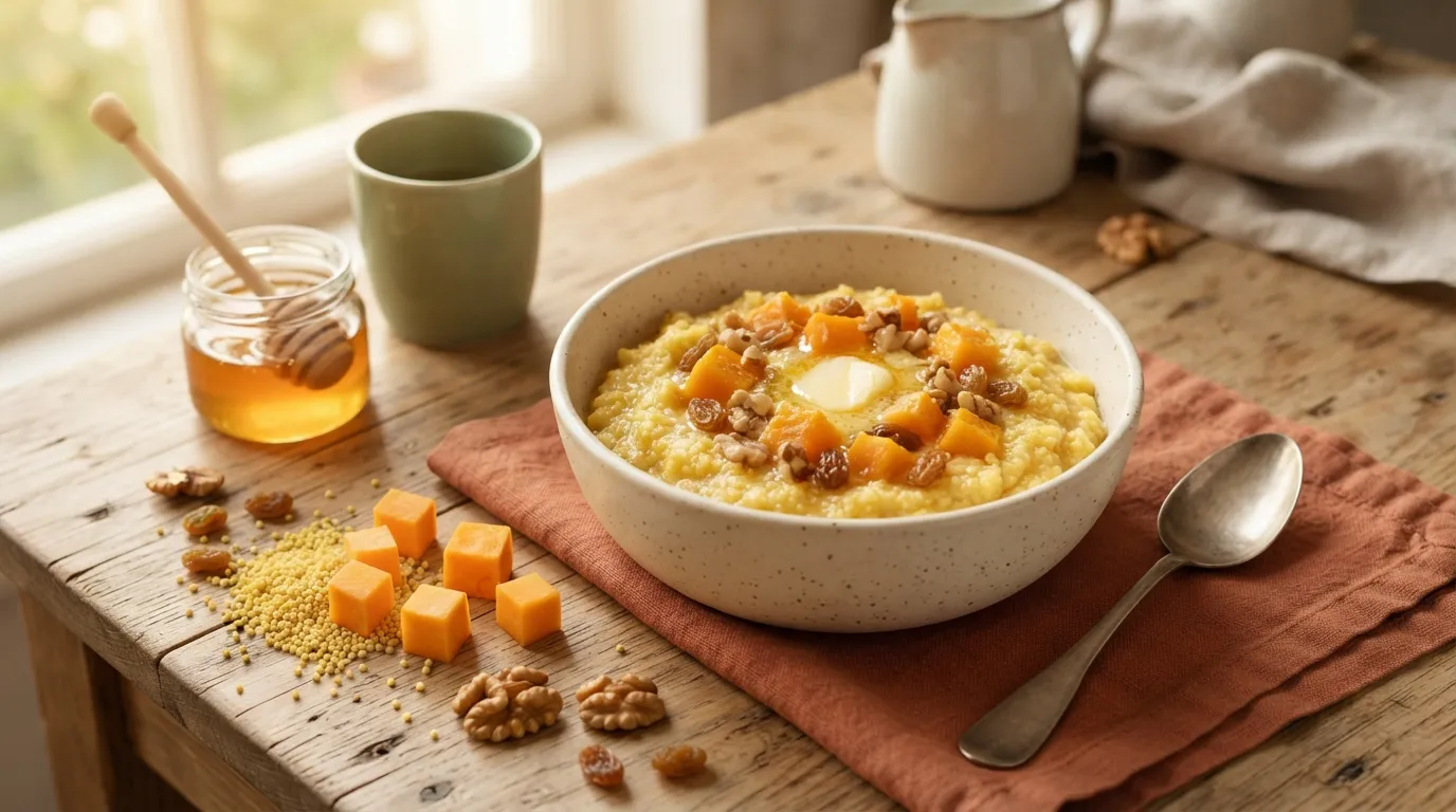 Pschonnaja Kascha – Hirsebrei mit Kürbis