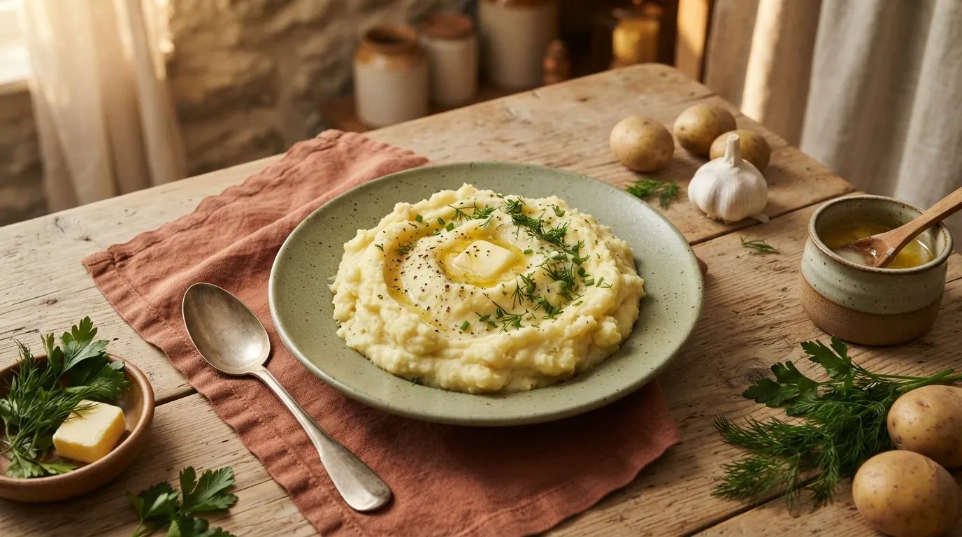 Purée Kartofelnoje (russischer Kartoffelbrei)