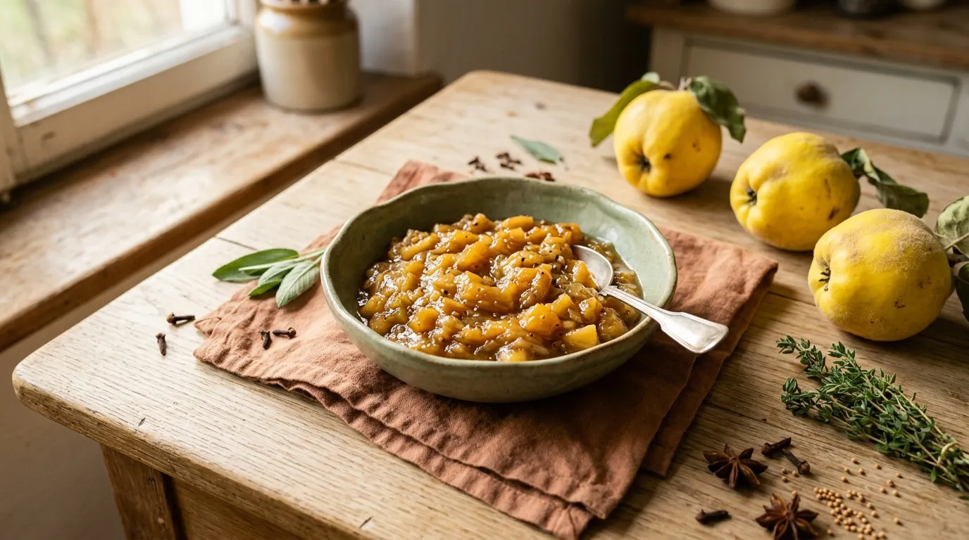 Quitten-Apfel-Chutney