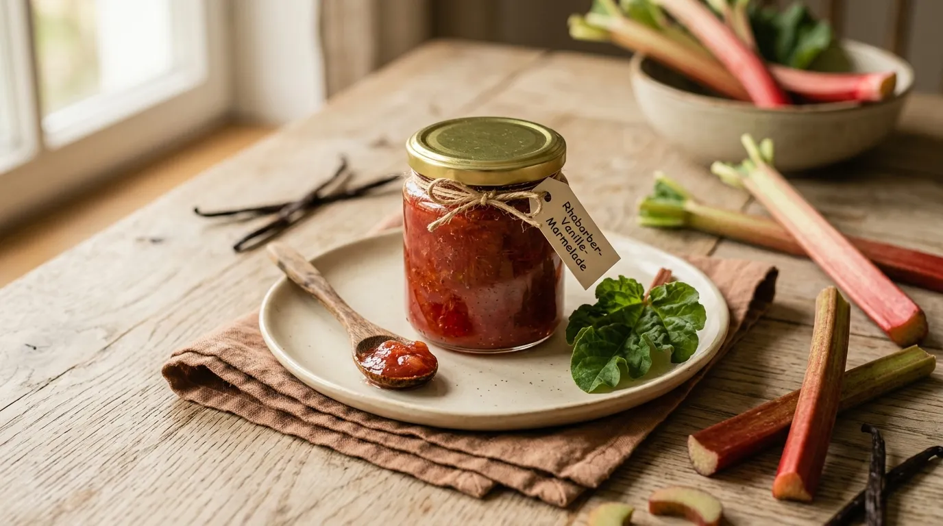 Rhabarber-Vanille-Marmelade