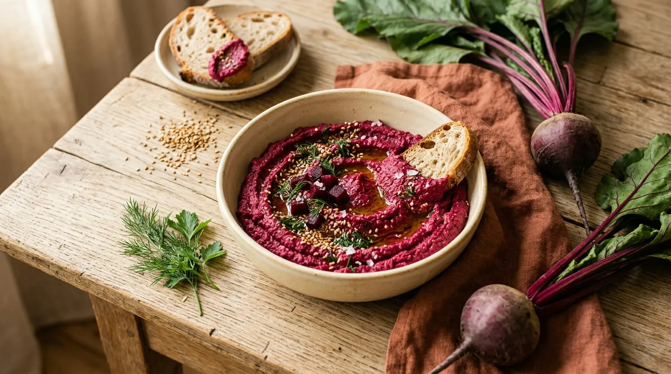 Rote-Bete-Hummus